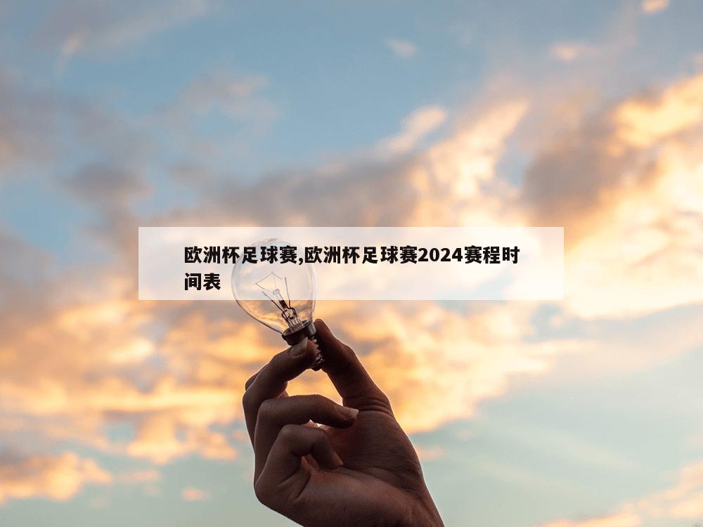 欧洲杯足球赛,欧洲杯足球赛2024赛程时间表