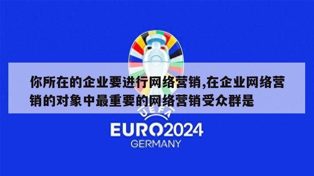 你所在的企业要进行网络营销,在企业网络营销的对象中最重要的网络营销受众群是