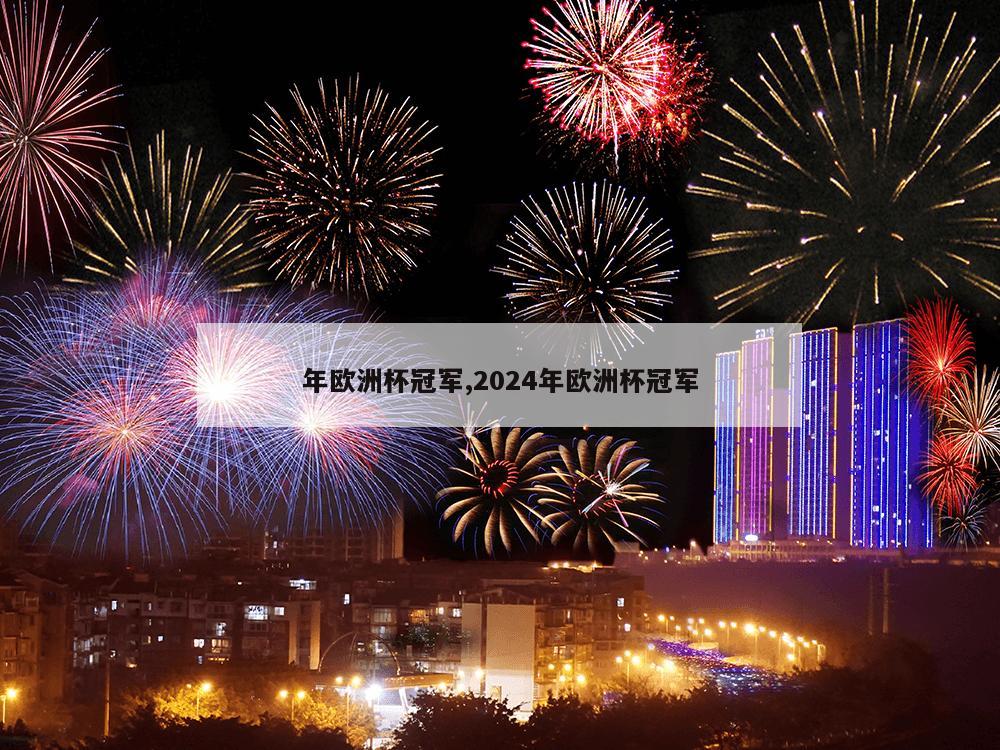 年欧洲杯冠军,2024年欧洲杯冠军