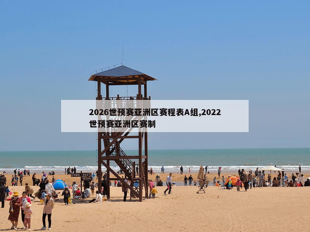 2026世预赛亚洲区赛程表A组,2022世预赛亚洲区赛制